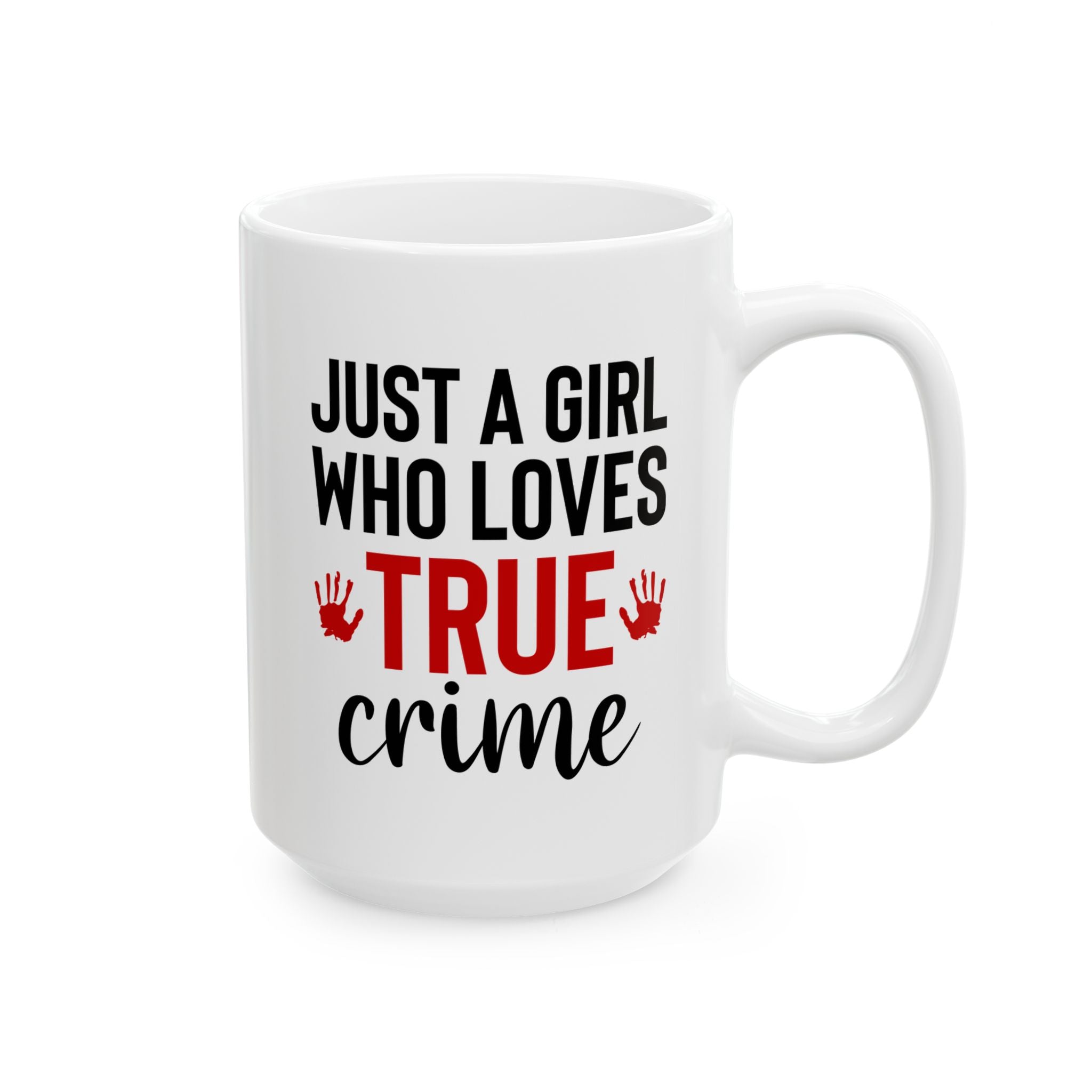 True Crime Lover Gift Ceramic Mug for Mystery Fans True Crime Enthusiast Mug Perfect Gift for True Crime Obsessed Readers Mystery Books & TV