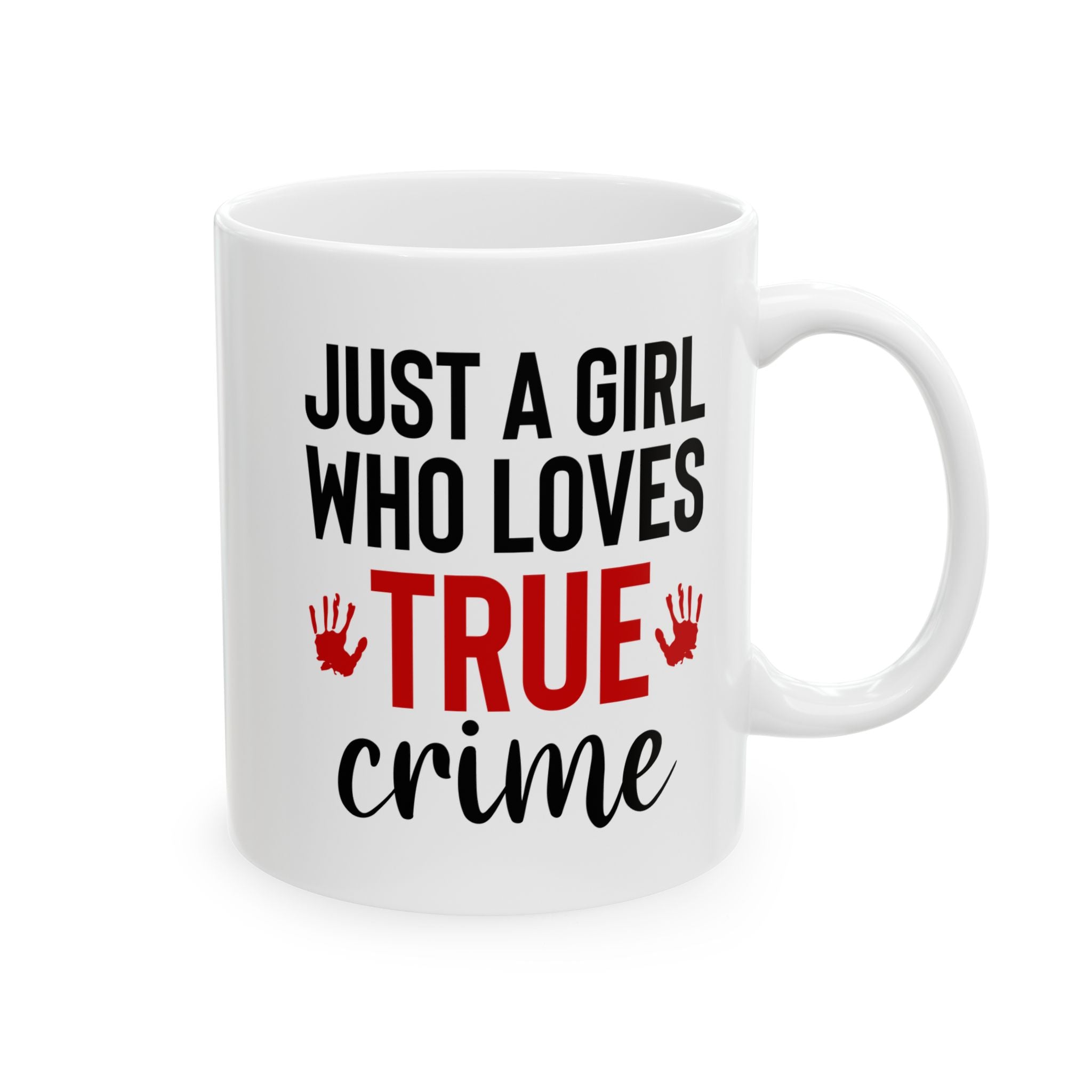True Crime Lover Gift Ceramic Mug for Mystery Fans True Crime Enthusiast Mug Perfect Gift for True Crime Obsessed Readers Mystery Books & TV