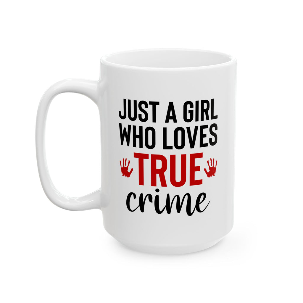 True Crime Lover Gift Ceramic Mug for Mystery Fans True Crime Enthusiast Mug Perfect Gift for True Crime Obsessed Readers Mystery Books & TV