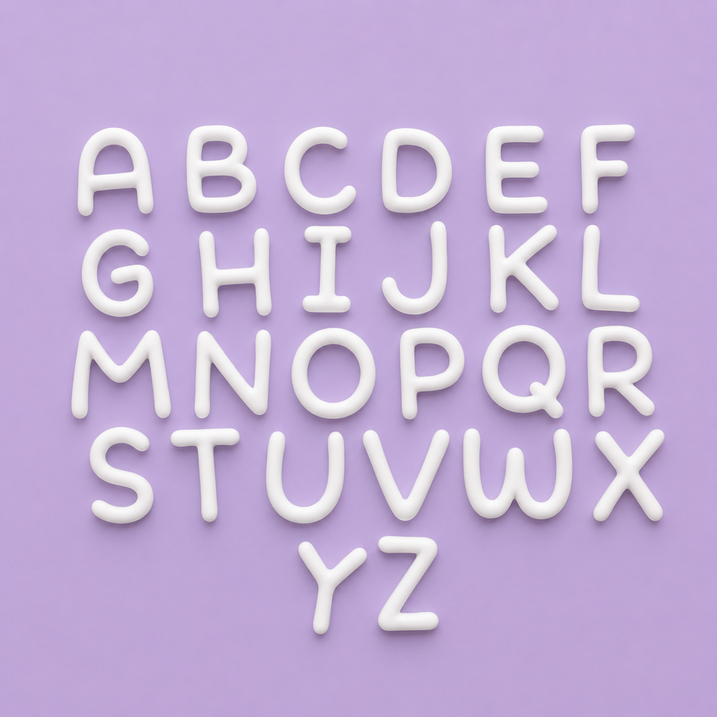 Large Alphabet Letter - Blank 3d Printed DIY Craft Letters