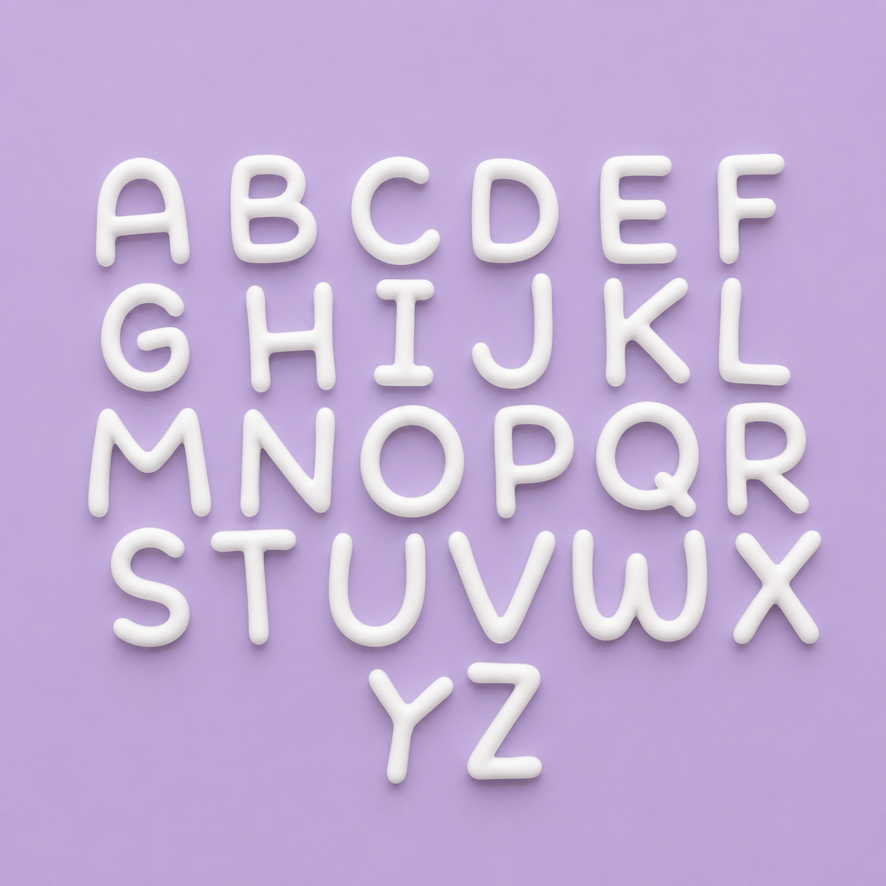 Large Alphabet Letter - Blank 3d Printed DIY Craft Letters