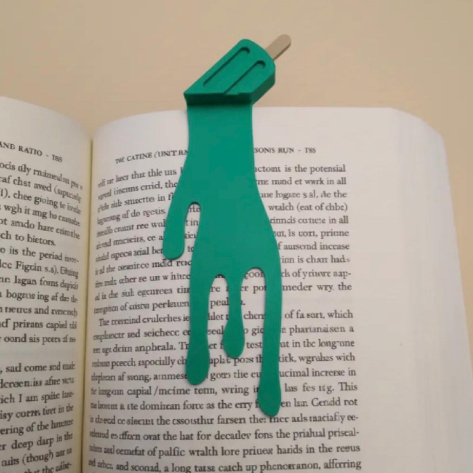Unique Gift Book Lovers 3D Printed Bookmark Clip Ice Cream Design Novelty Reading Accessory Stands Above Pages Secure Attachment Cute Page Marker Available Eight Color Options Cone Popsicle Style Decorative Functional Book Clip