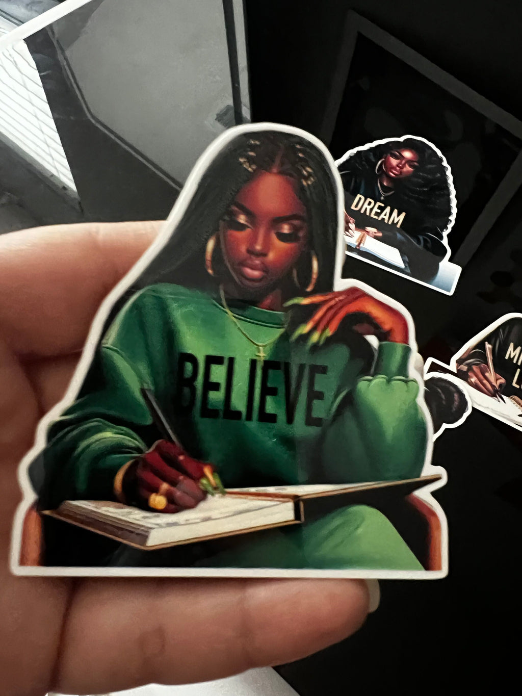 Black Girl Magic Stickers 4 Pack
