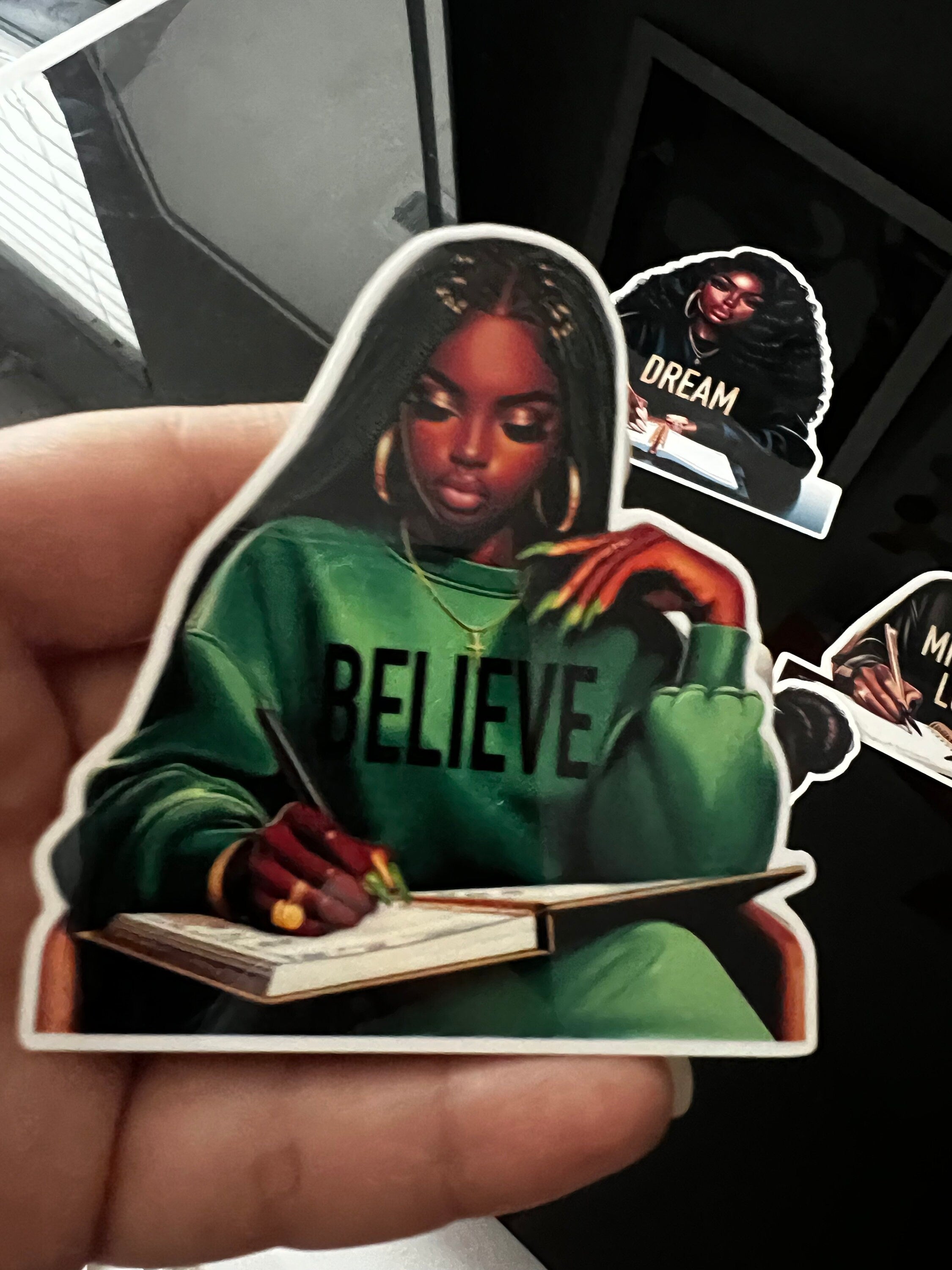 Black Girl Magic Stickers 4 Pack
