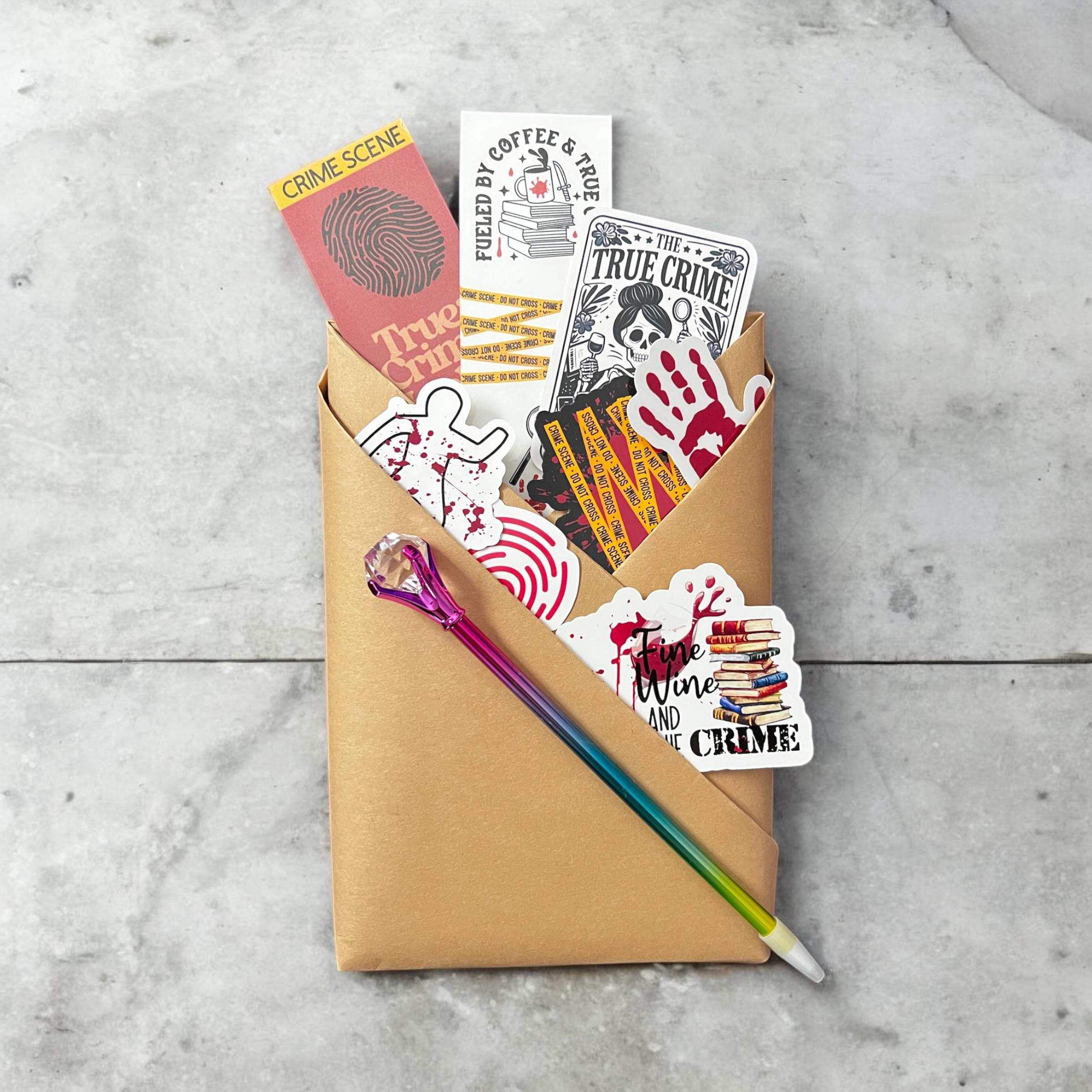 True Crime Blind Date With A Book Mystery Surprise Bundle for True Crime Junkie