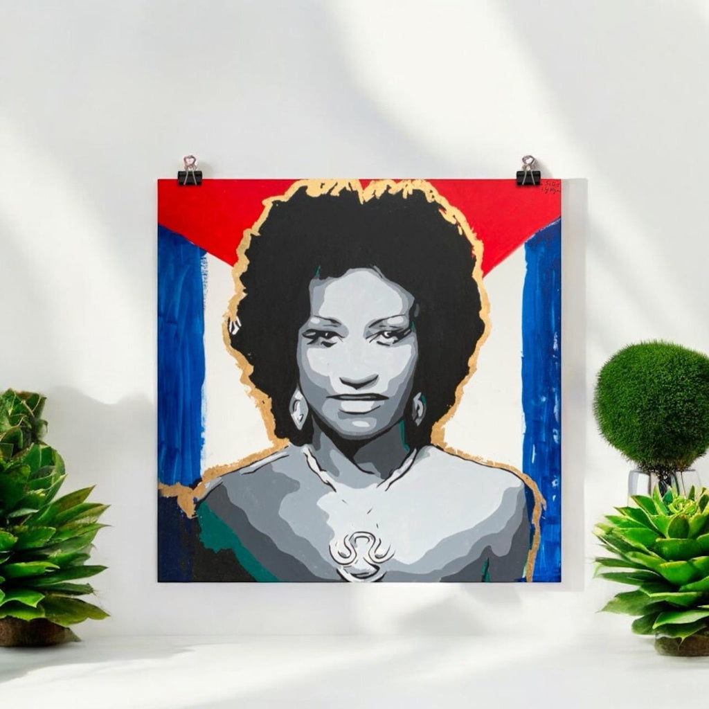 Celia Azucar Poster Salsa Music Lovers Wall Art