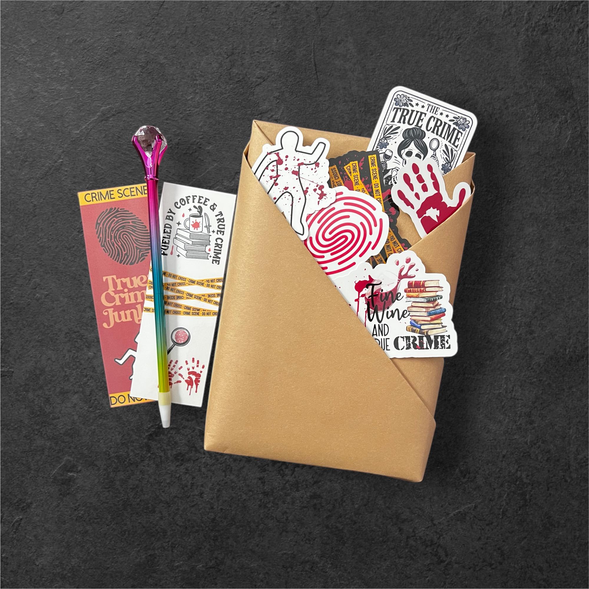 True Crime Blind Date With A Book Mystery Surprise Bundle for True Crime Junkie