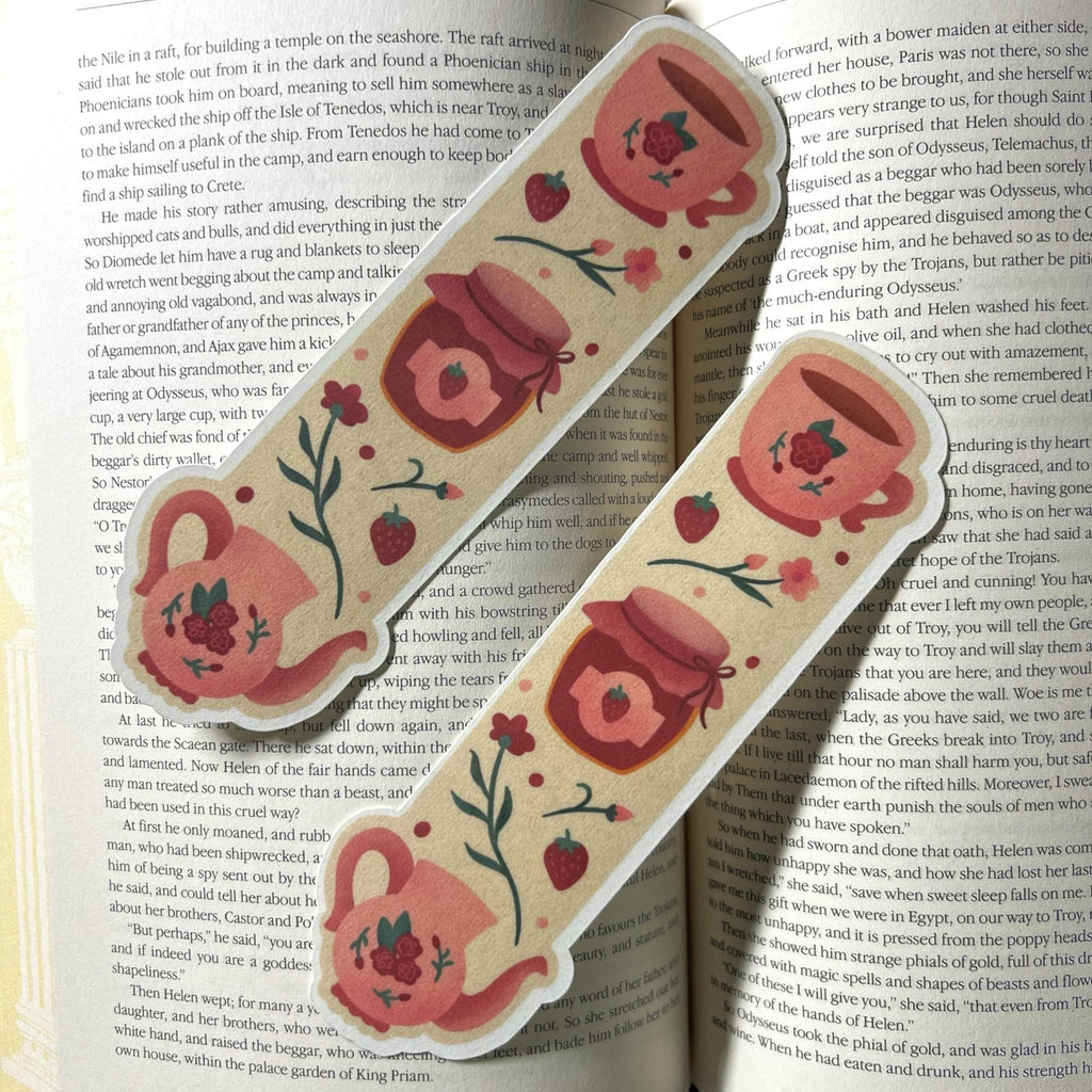 Tea Party Bookmark