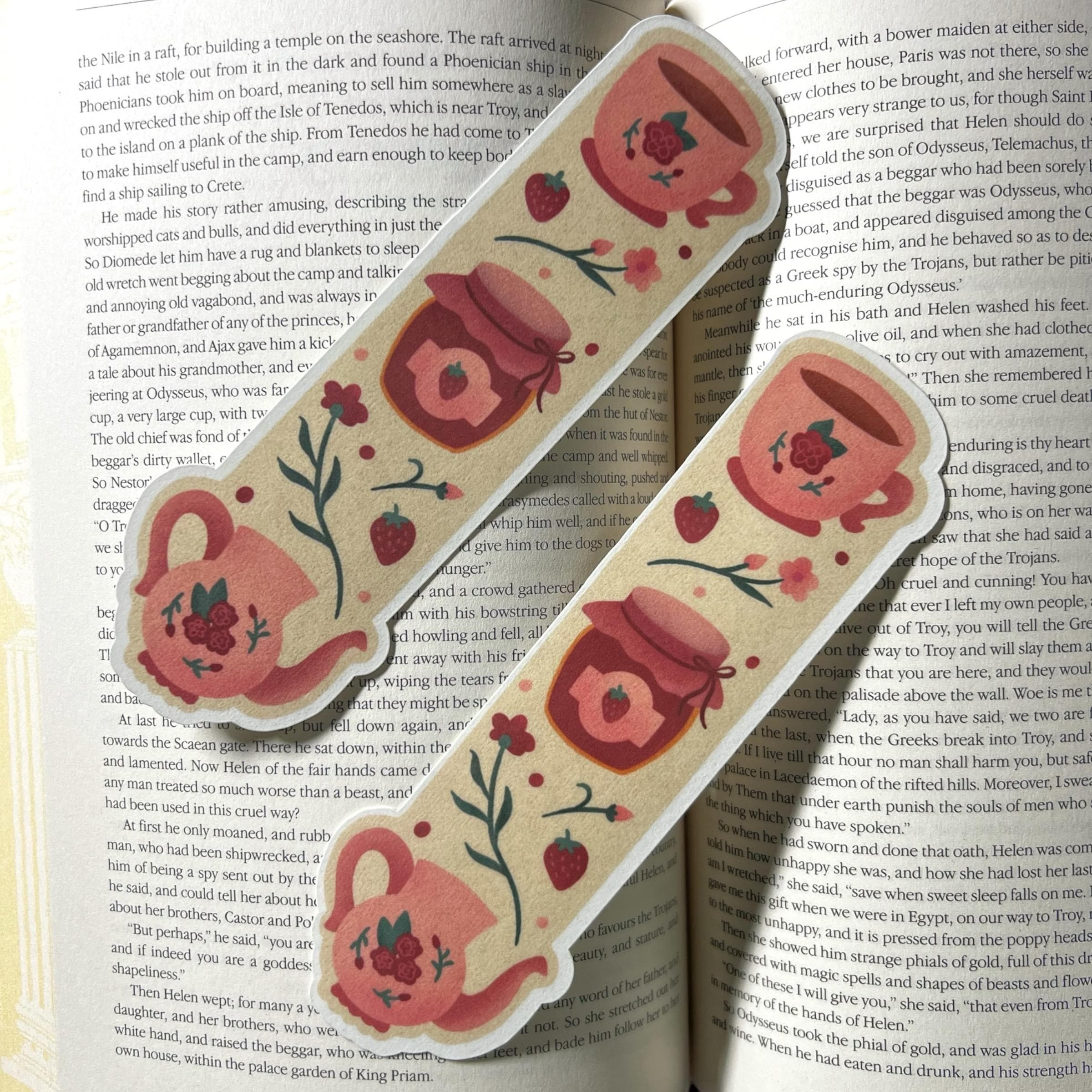 Tea Party Bookmark