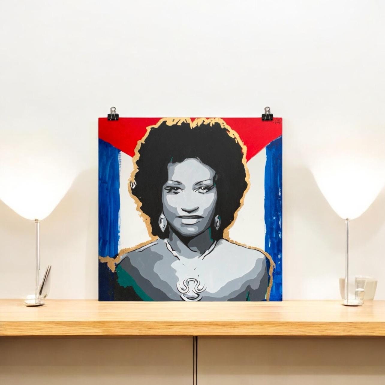 Celia Azucar Poster Salsa Music Lovers Wall Art