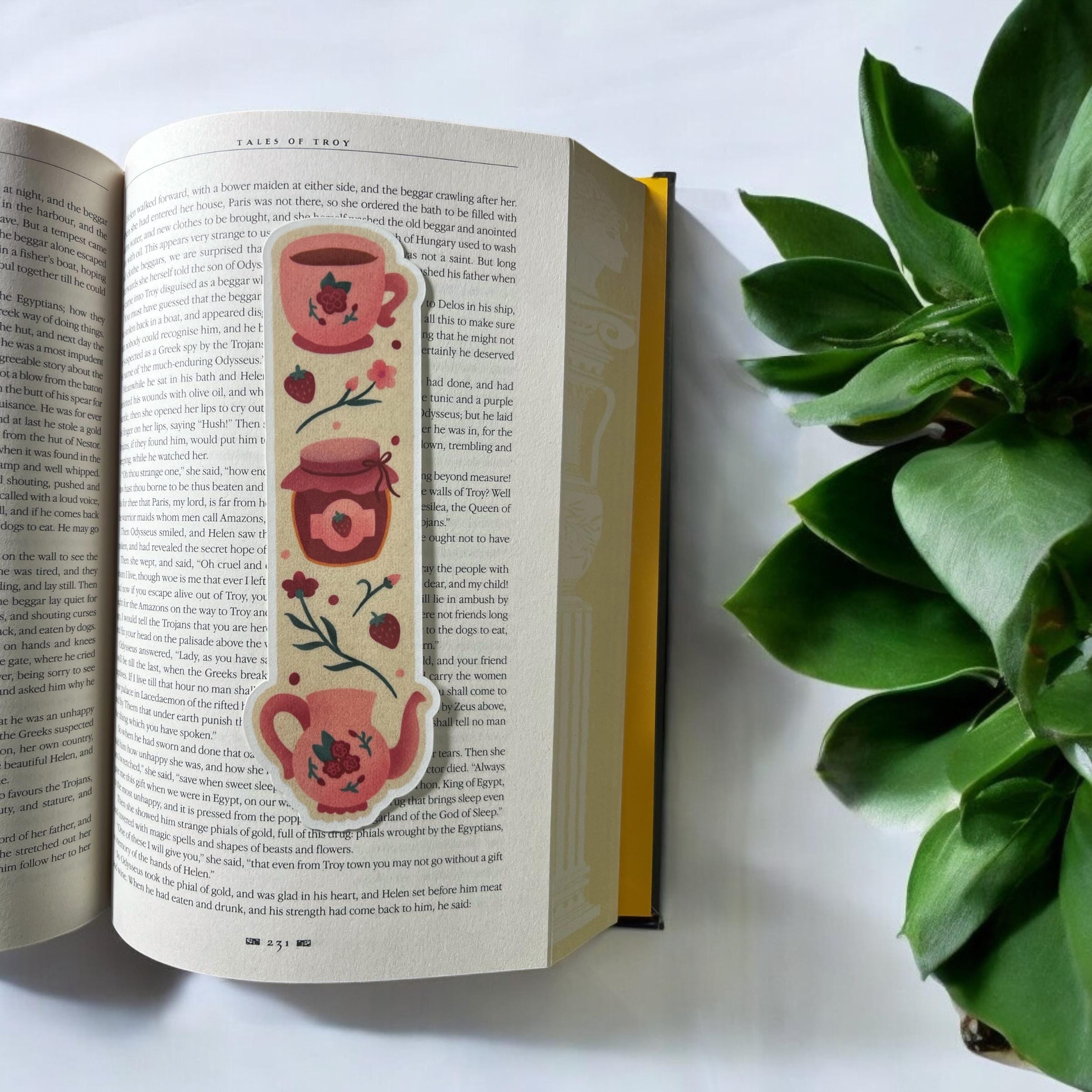 Tea Party Bookmark
