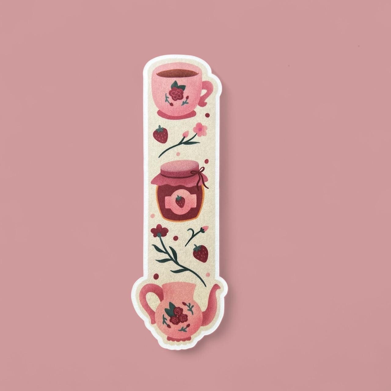 Tea Party Bookmark