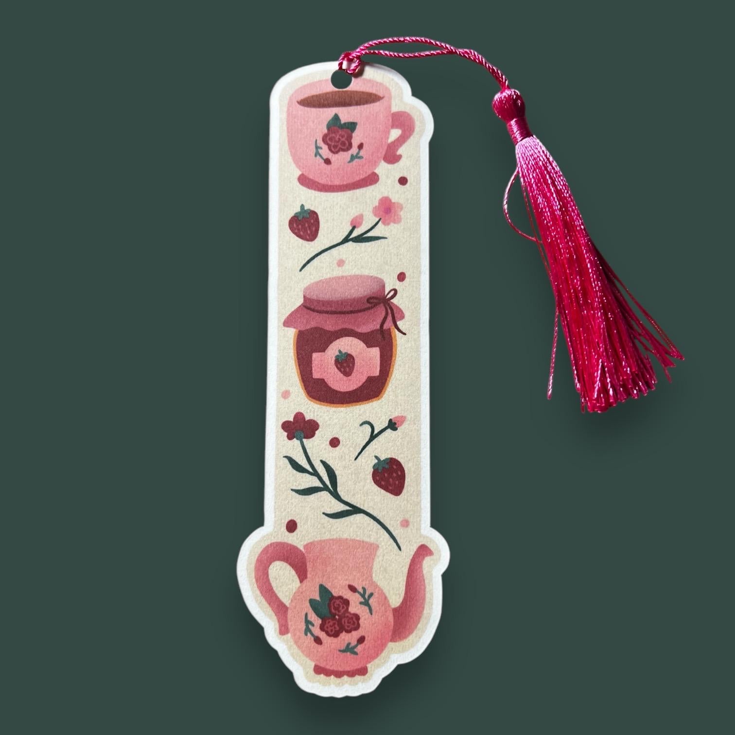 Tea Party Bookmark
