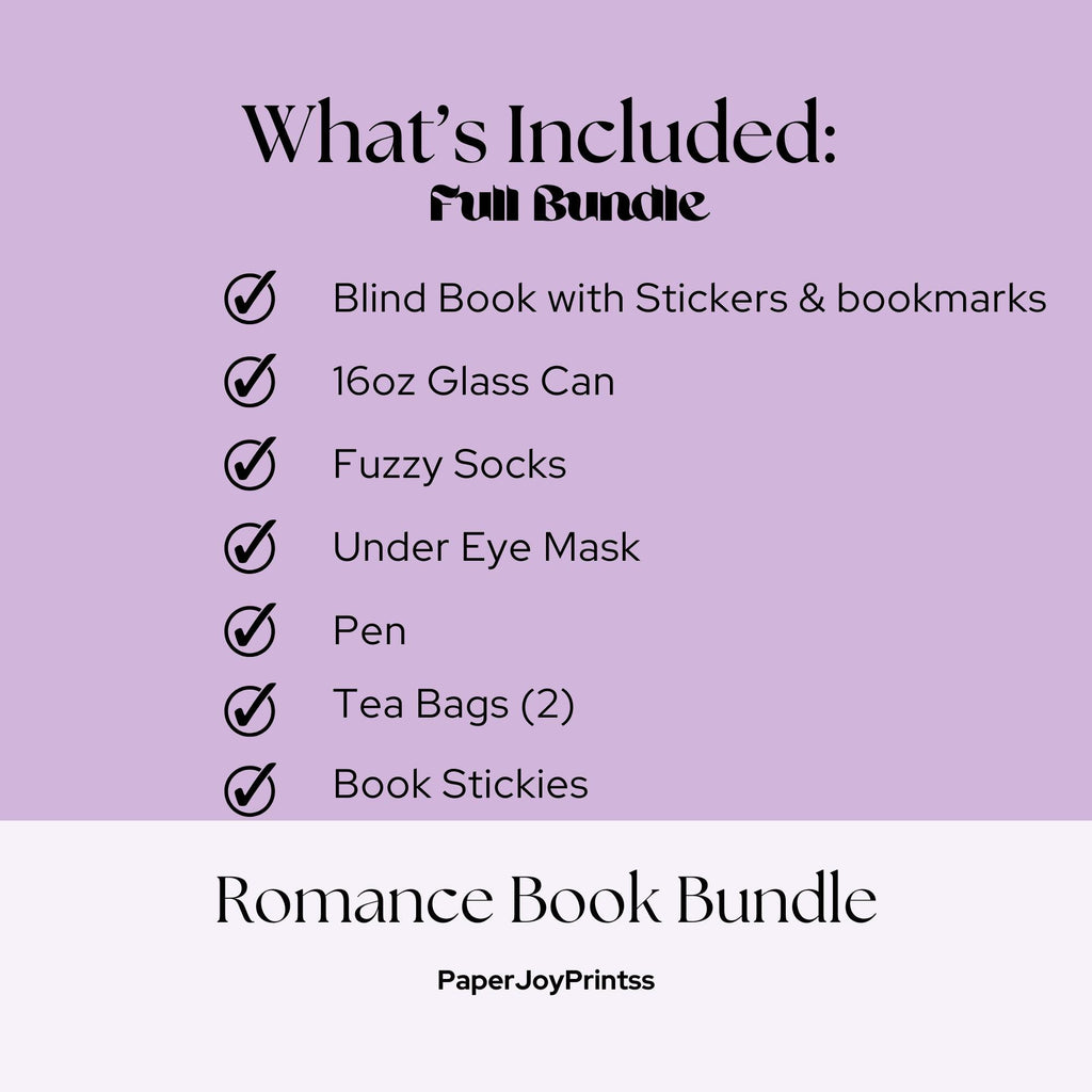 Romance Book Gift Box – Surprise Blind Date Bundle for Readers