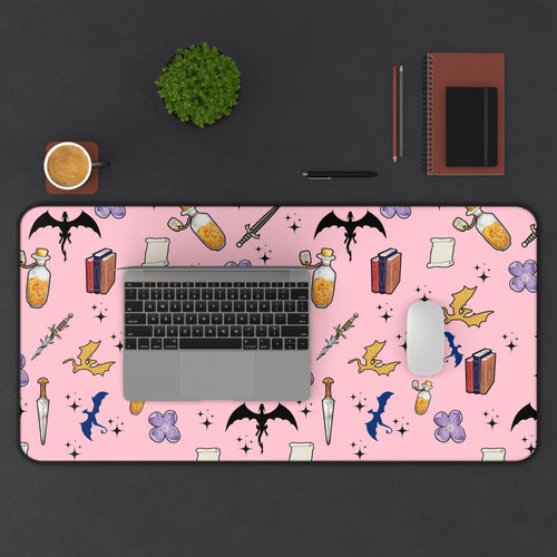4th Wing Inspired Computer Desk Mat