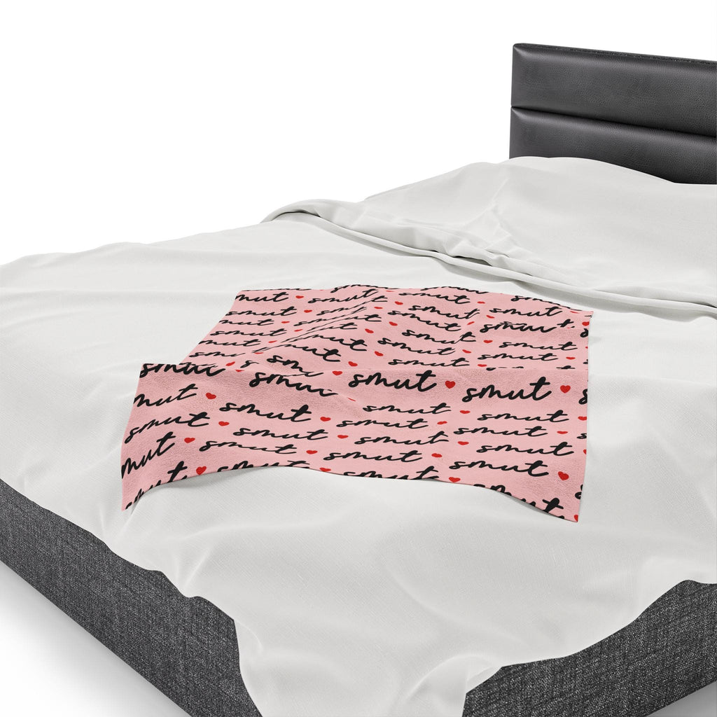 Smut Lover Plush Velveteen Blanket Cozy Throw