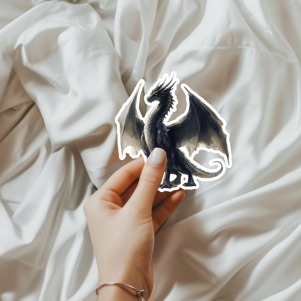 Golden Dragon Sticker Andarna Vinyl Sticker Water Resistant Sticker for Laptops and Journals Fourth Wing Themed Stickers