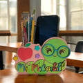 Custom Teacher Pencil Holder Personalized Name Desk Organizer Cute Classroom Gift for Teacher Appreciation Gift for Back To School
