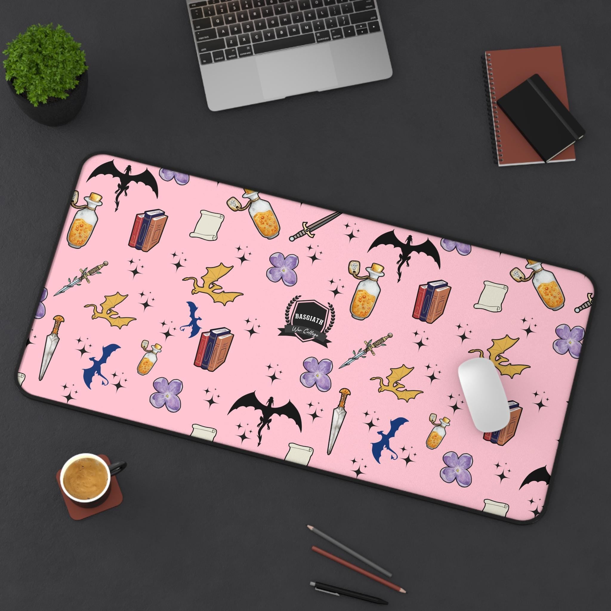 4th Wing Inspired Computer Desk Mat