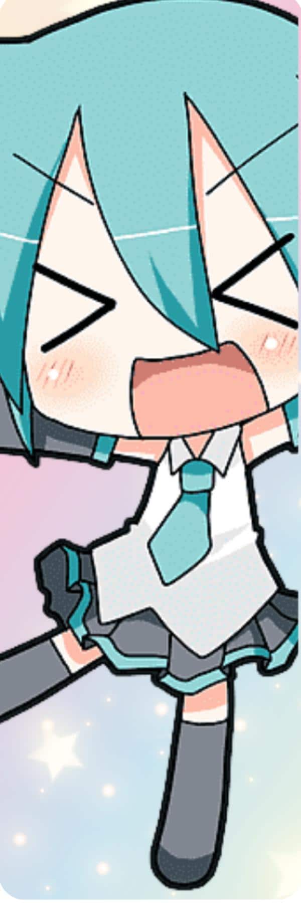 Miku Inspired Bookmark-Cute Anime Chibi Style Bookmark