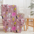 True Crime Blanket Murder Mystery Crime Themed Cozy Bookish Reading Blanket