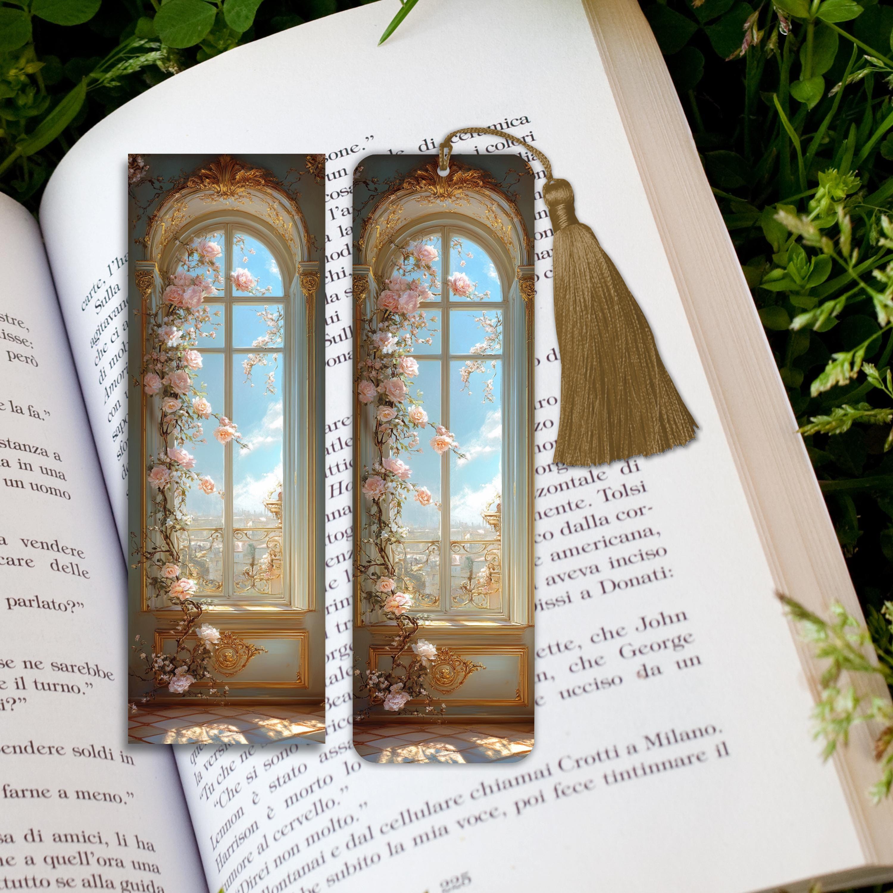 Fantasy Window View Bookmarks Romantasy Themed Bookmarks
