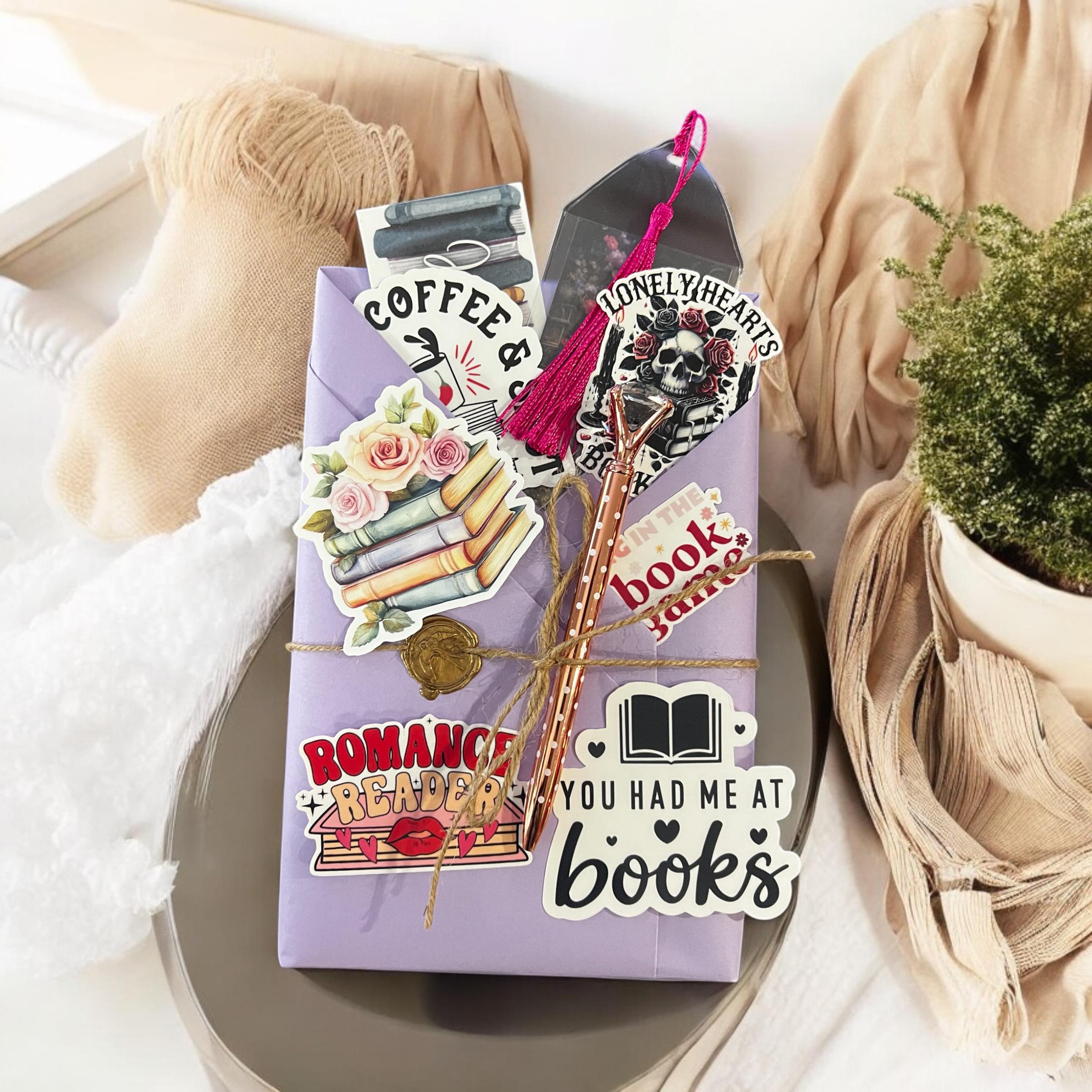 Custom Blind Date with a Book Bundle 3 Book Big Box with Personalized Library Sign