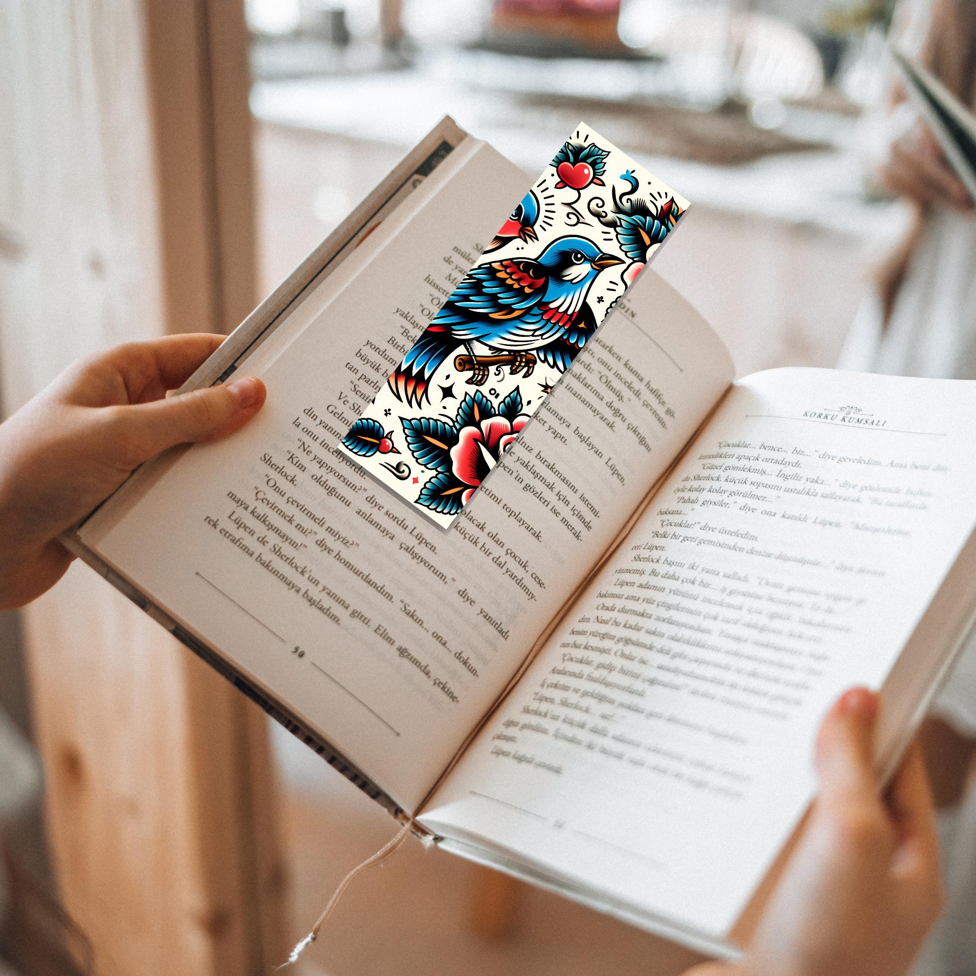 Tattoo Inspired Bookmark Vintage Sailor Flash Style