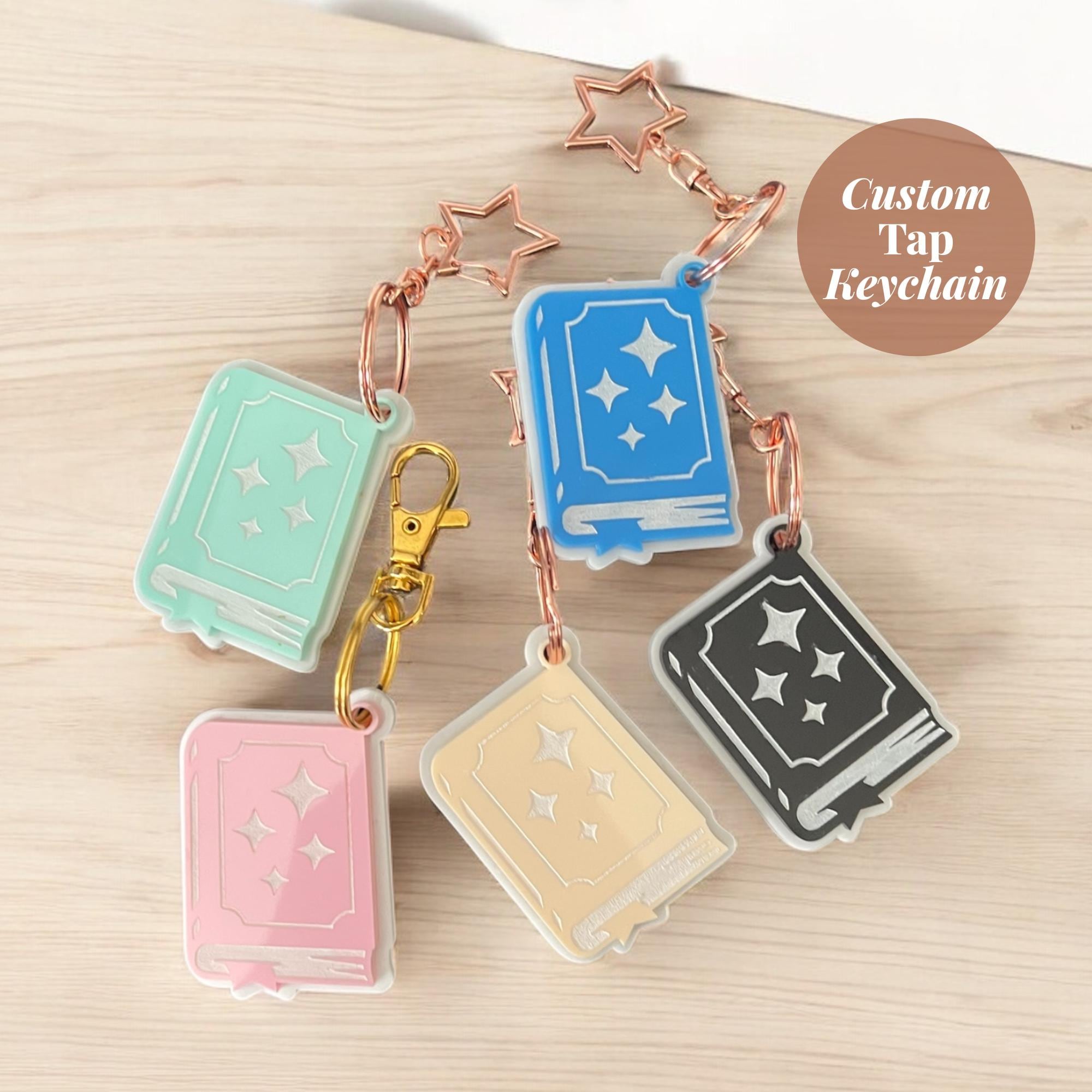 NFC Custom Book Tap to Open Keychain Digital Sharing Device Smart Techn Tag Digital Storage Book Accessory for Entrepreneur Gift Influencer
