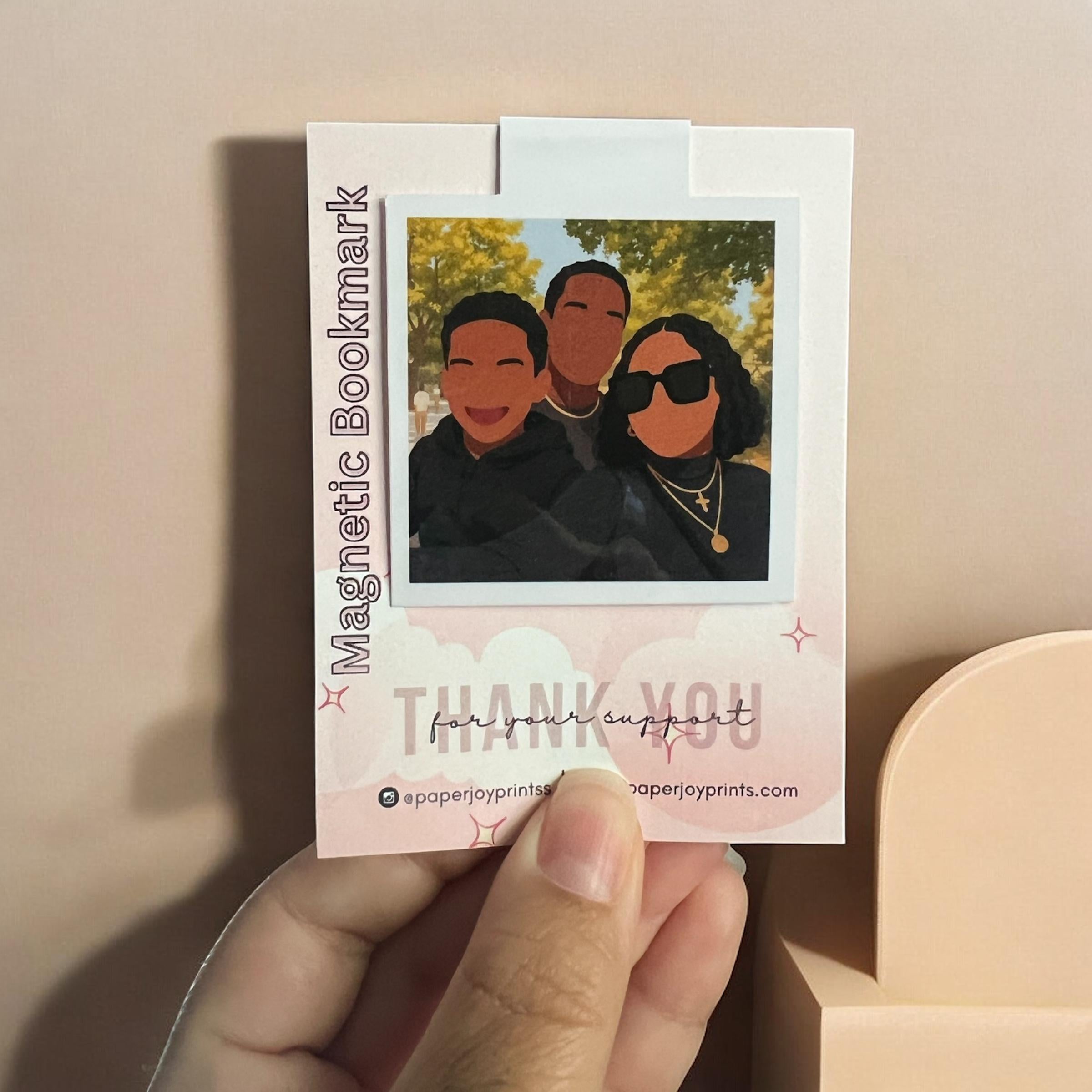 Personalized Photo Magnetic Bookmark-Custom Picture Bookmark