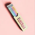 Custom School Supplies Set Personalized Wooden Pencil Holder Engraved Name Student Gift Ideas Back To School Organization Essentials Monogrammed Pencil Collection Desk Organization System Classroom Supplies Bundle Teacher Appreciation Gift