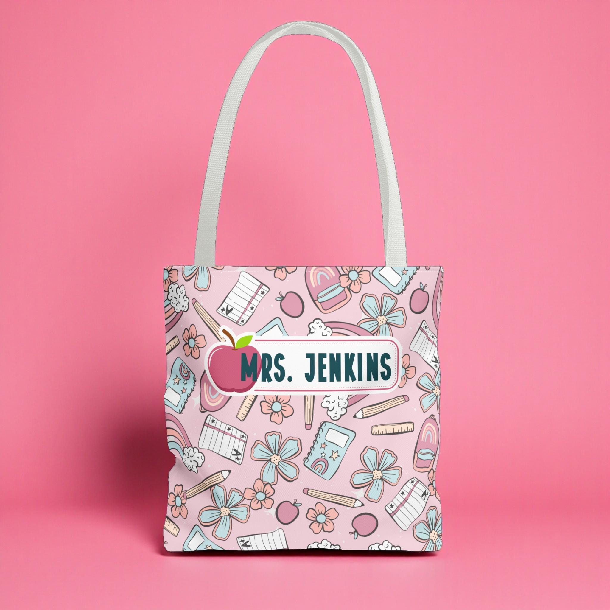 Personalized Teacher Tote Bag-Teacher Appreciation Gift