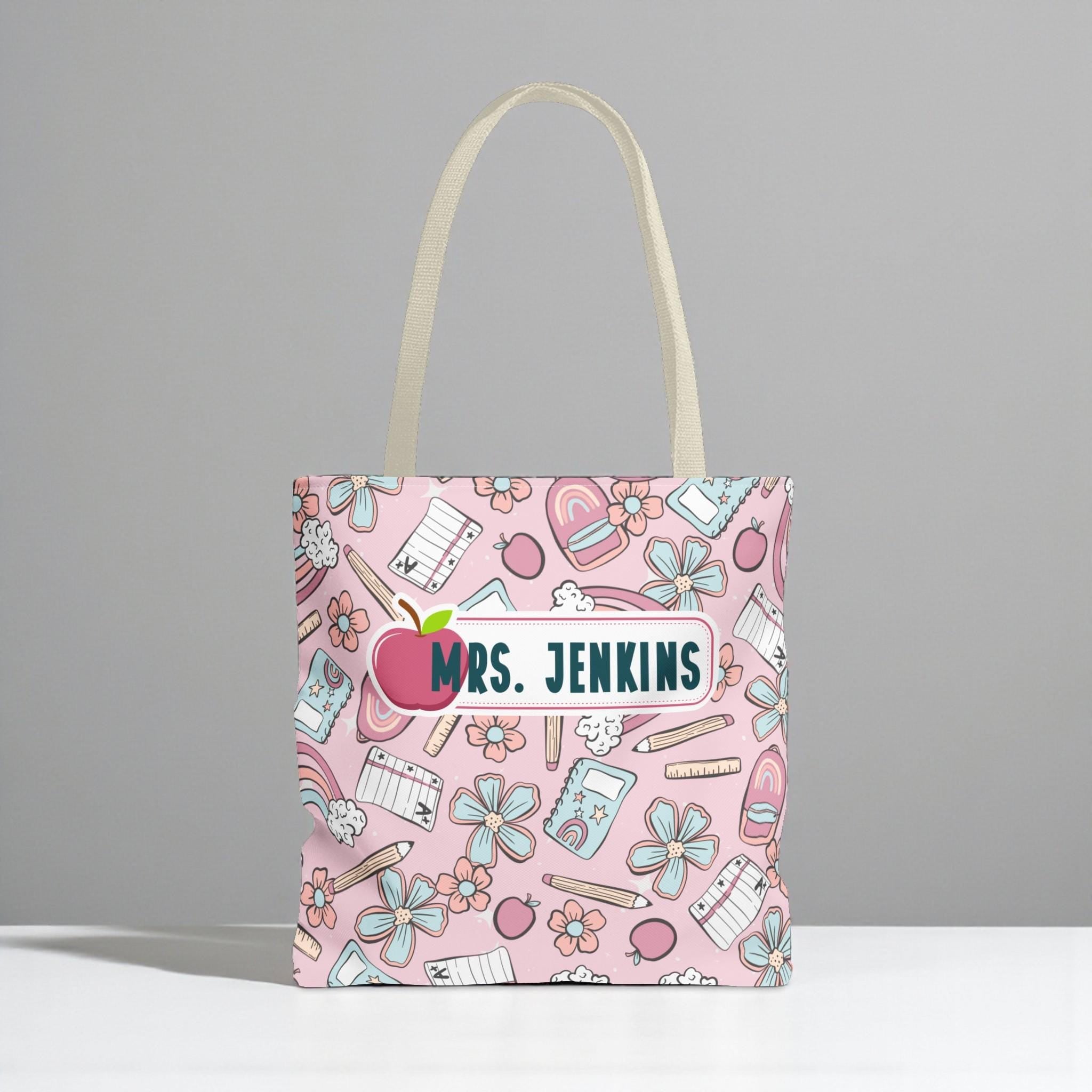 Personalized Teacher Tote Bag-Teacher Appreciation Gift