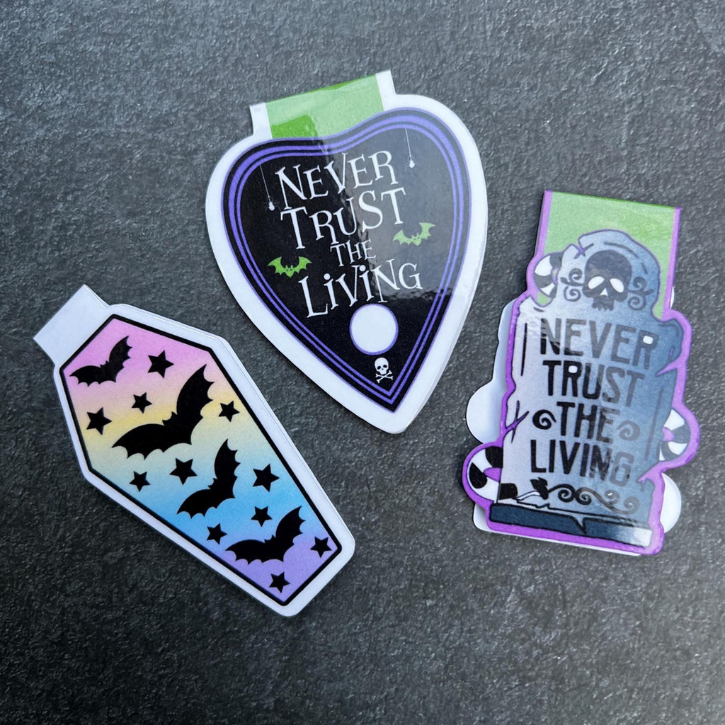 Never Trust The Living Magnetic Bookmark Bundle