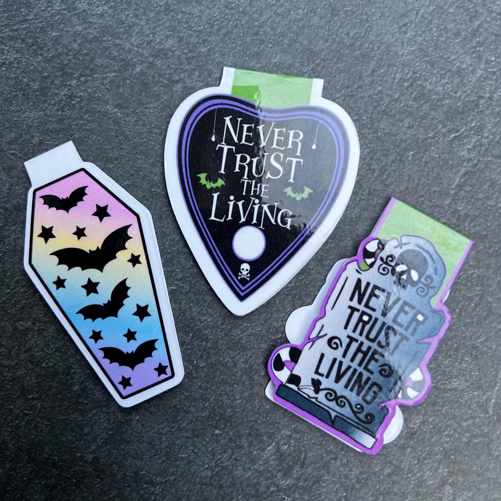 Never Trust The Living Magnetic Bookmark Bundle