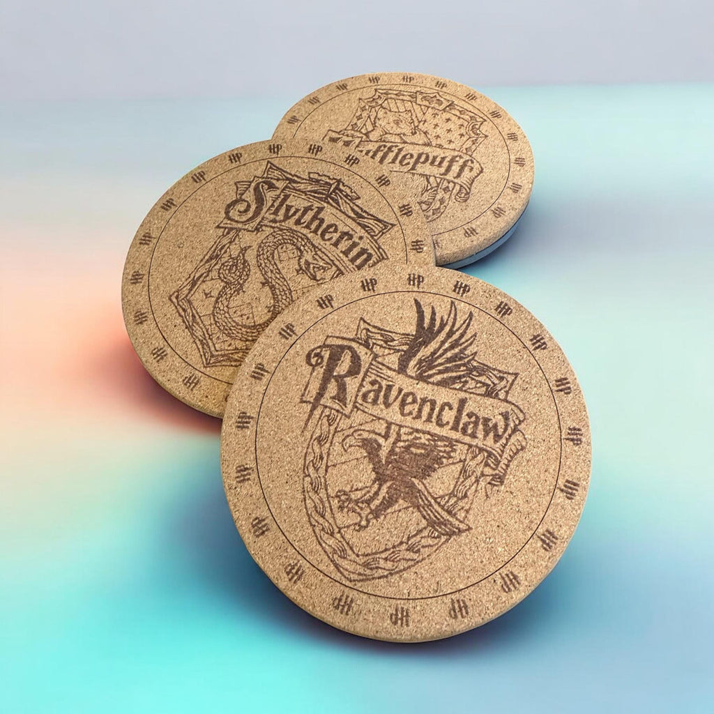Wizard Drink Coasters Magical Home Decor Gift for Book Lovers House Warming Gift for Literary Themed Home Decor