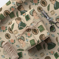 Jane Austen Inspired Gift Wrap Pride and Prejudice Regency Era Wrapping Paper