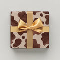 Brown Cow Print Wrapping Paper