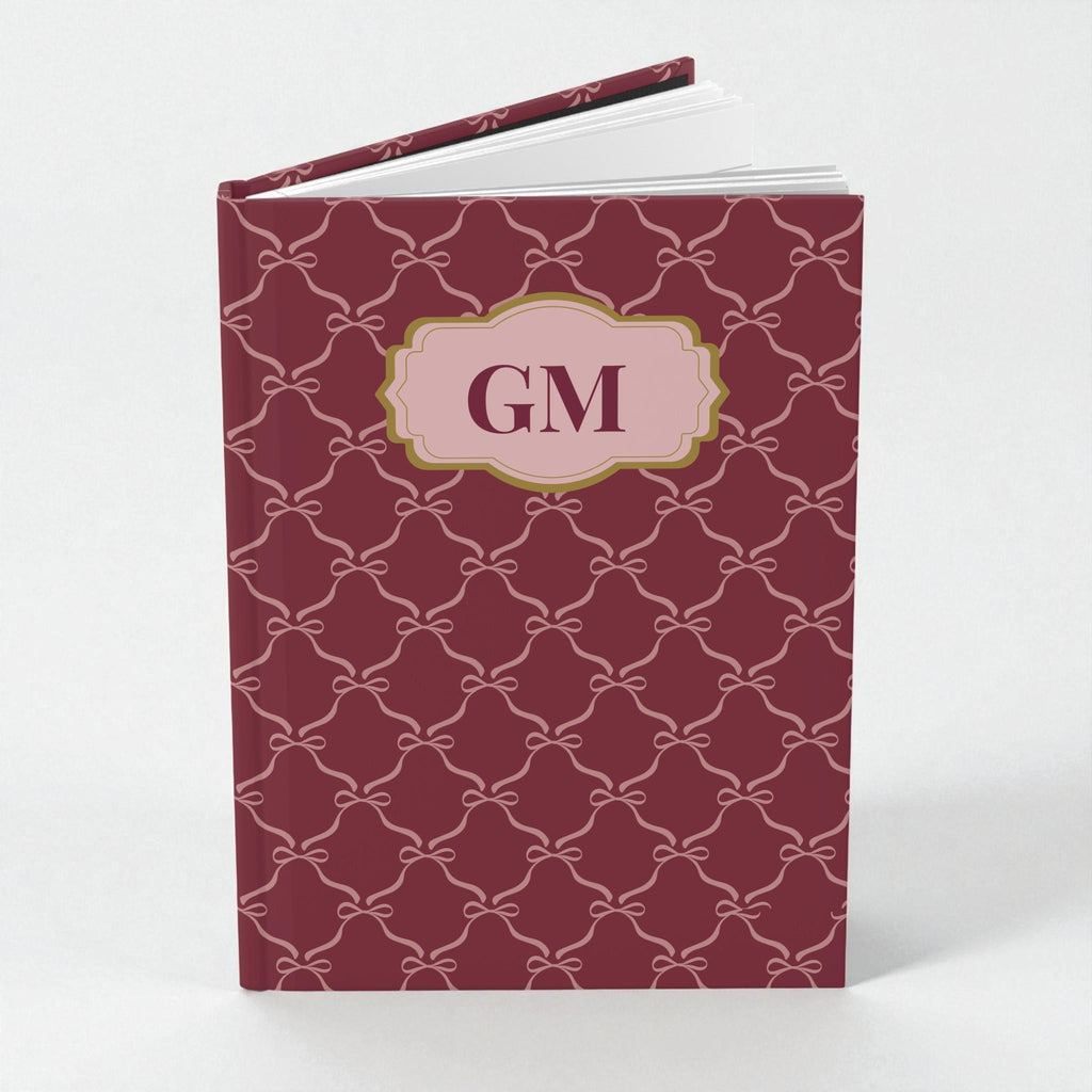 Personalized Monogram Hardcover Journal