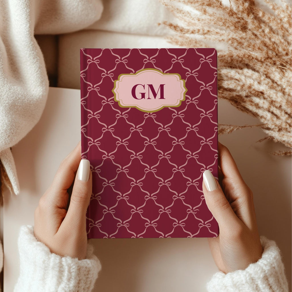 Personalized Monogram Hardcover Journal