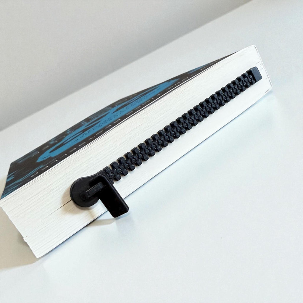 Zipper Bookmark for Book Lovers Cute Book Page Holder Whimsical Reader Gift Unique 3D Printed Bookish Accessory for Bookworm