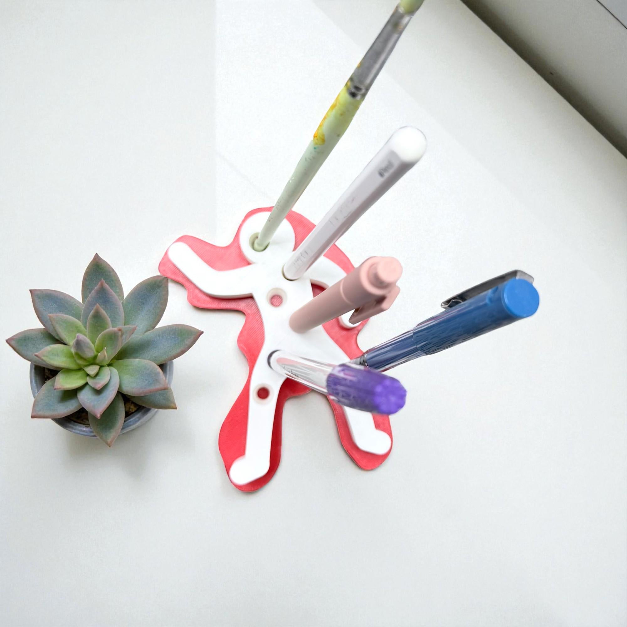 Crime Scene Pen Holder – True Crime Gift Detective Organizer