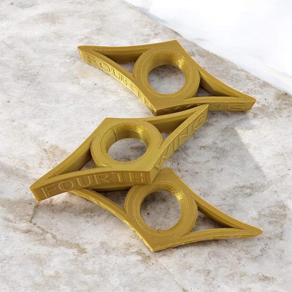 Fourth Wing Inspired Thumb Page Holder Gold Book Buddy Gift for Reader Fantasy Book Lover Accessory Basgiath Reading Aid