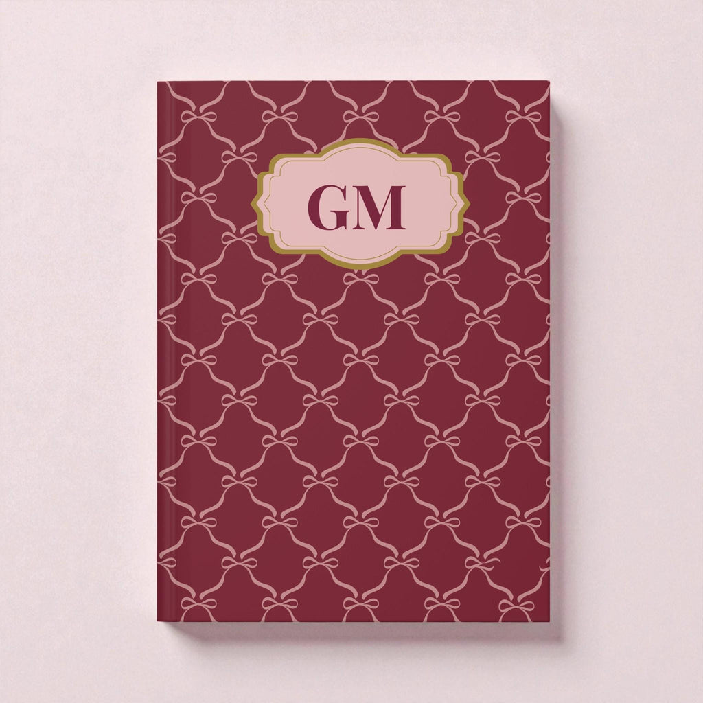 Personalized Monogram Hardcover Journal