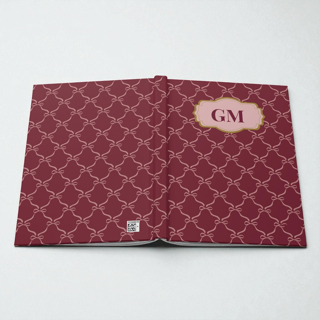 Personalized Monogram Hardcover Journal