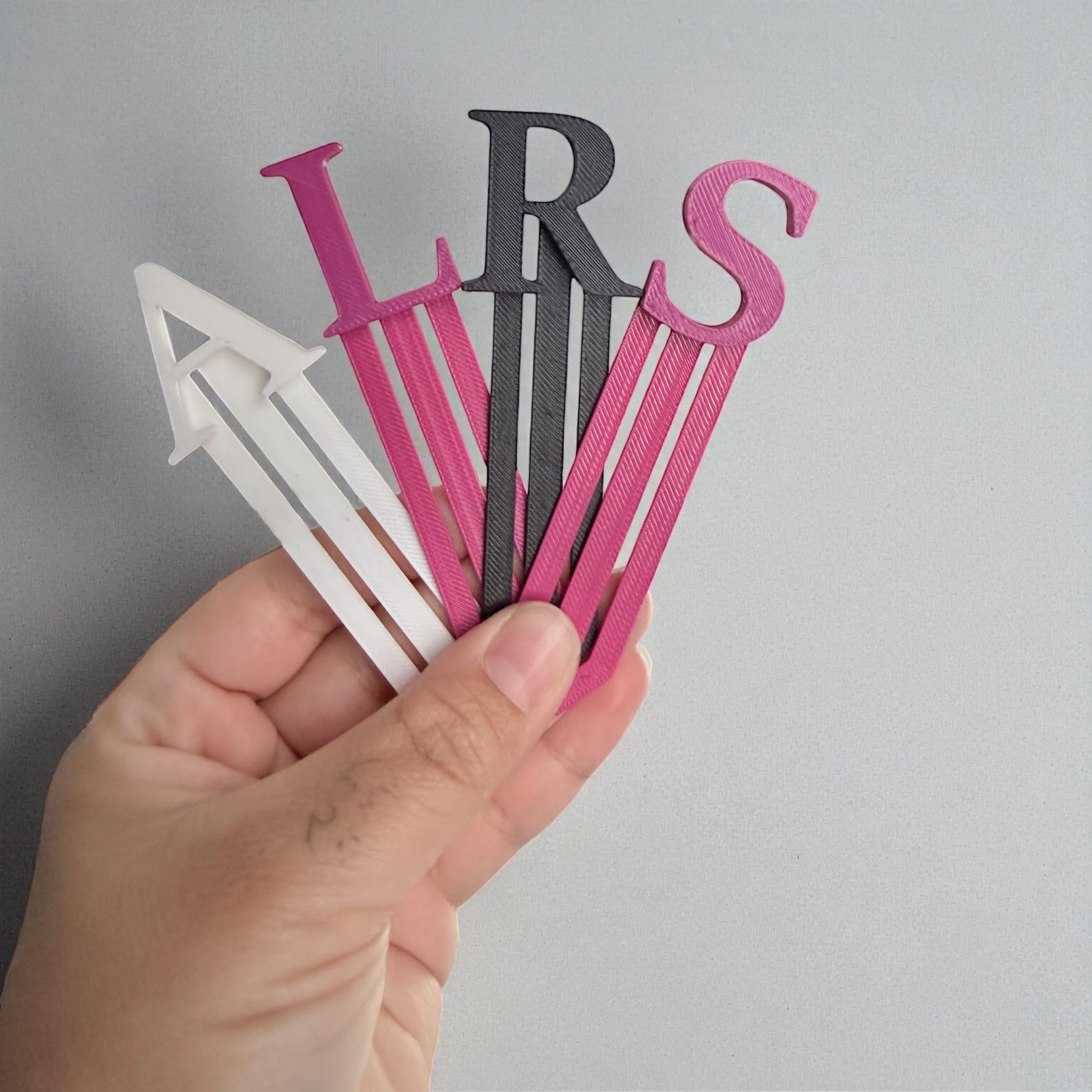 Personalized Initial Bookmark Custom Letter Bookmark