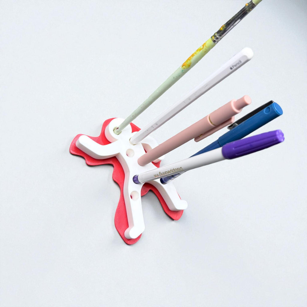 Detective Desk Accessory Crime Scene Pen Holder Professional Workspace Organizer Mystery Theme Office Supply True Crime Enthusiast Gift Chalk Outline Body Design Writing Tool Storage Solution Dark Humor Desk Display Forensic Professional