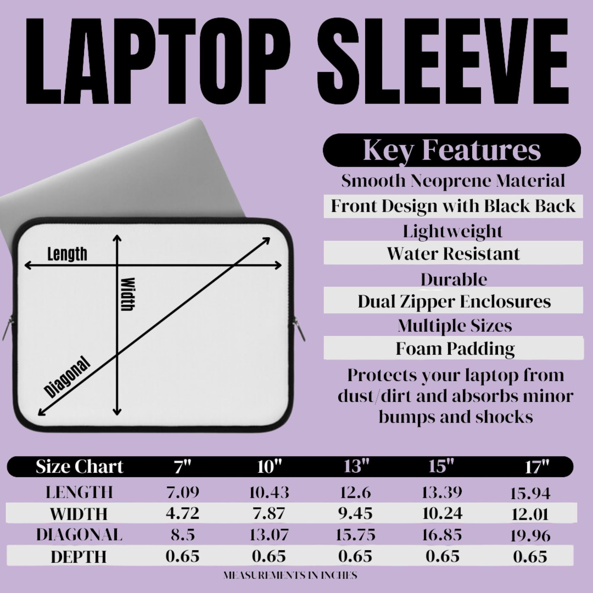 Personalized Laptop Sleeve-Custom Name Laptop Case