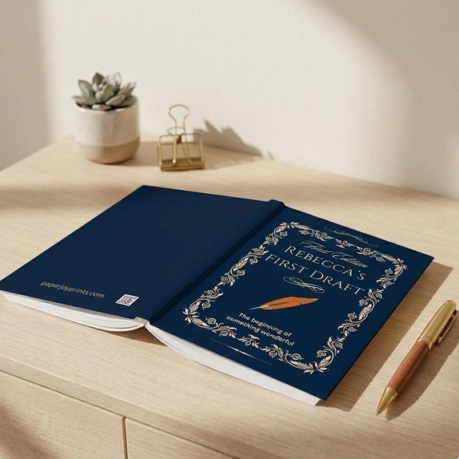 Personalized Writing Journal Custom Hardcover Notebook