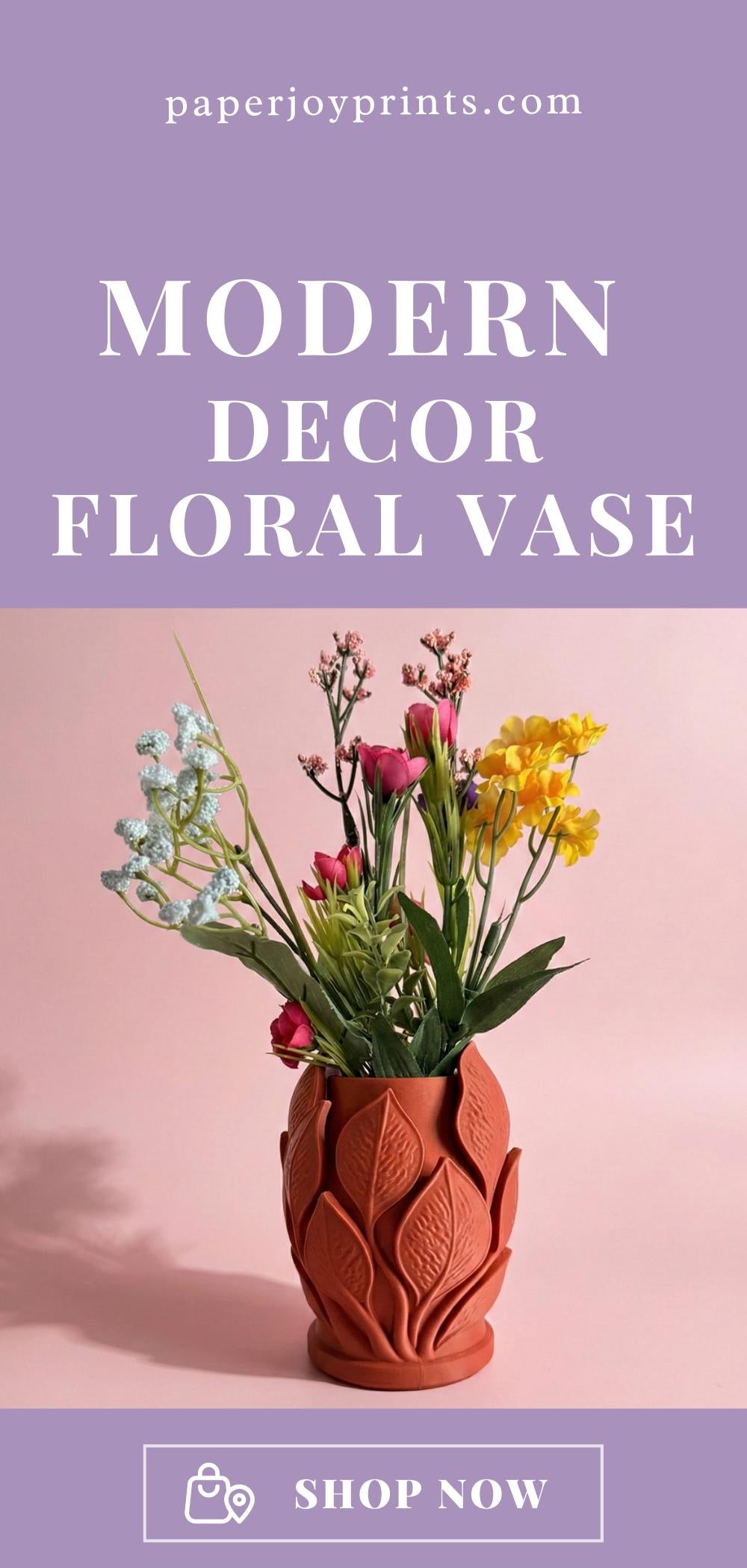 Modern Decorative Leaf Vase Sculptural Floral Vase Botanical Home Decor Cute Plant Holder Gift With Optional Tulips Living Room Table Decor
